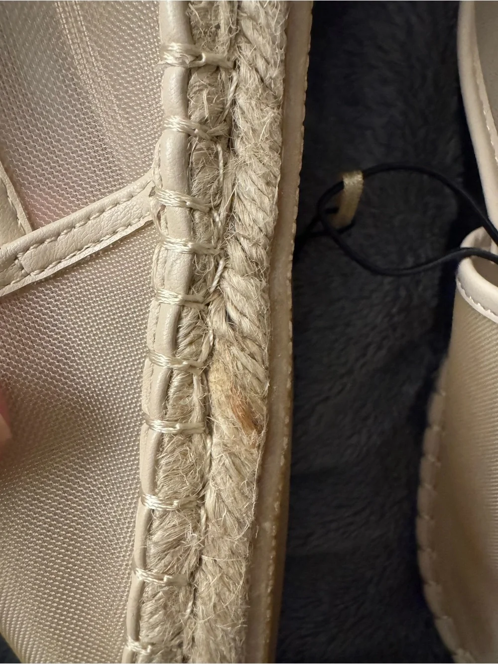 Zara espadrille slip